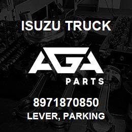 8971870850 Isuzu Truck LEVER, PARKING | AGA Parts