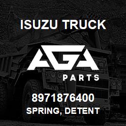 8971876400 Isuzu Truck SPRING, DETENT | AGA Parts