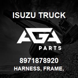 8971878920 Isuzu Truck HARNESS, FRAME, | AGA Parts