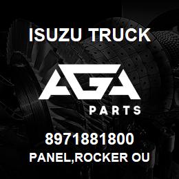 8971881800 Isuzu Truck PANEL,ROCKER OU | AGA Parts