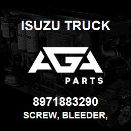 8971883290 Isuzu Truck SCREW, BLEEDER, | AGA Parts