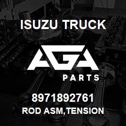 8971892761 Isuzu Truck ROD ASM,TENSION | AGA Parts