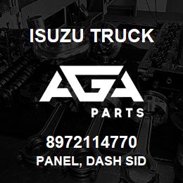 8972114770 Isuzu Truck PANEL, DASH SID | AGA Parts