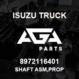 8972116401 Isuzu Truck SHAFT ASM,PROP | AGA Parts