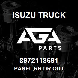 8972118691 Isuzu Truck PANEL,RR DR OUT | AGA Parts