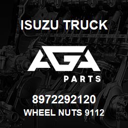 8972292120 Isuzu Truck WHEEL NUTS 9112 | AGA Parts