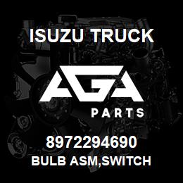 8972294690 Isuzu Truck BULB ASM,SWITCH | AGA Parts