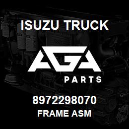 8972298070 Isuzu Truck FRAME ASM | AGA Parts