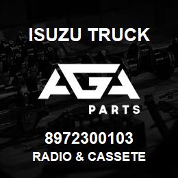 8972300103 Isuzu Truck RADIO & CASSETE | AGA Parts