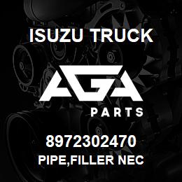 8972302470 Isuzu Truck PIPE,FILLER NEC | AGA Parts