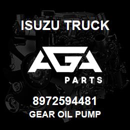 8972594481 Isuzu Truck GEAR OIL PUMP | AGA Parts