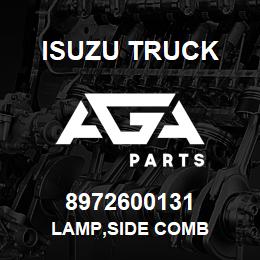 8972600131 Isuzu Truck LAMP,SIDE COMB | AGA Parts