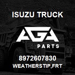 8972607830 Isuzu Truck WEATHERSTIP,FRT | AGA Parts