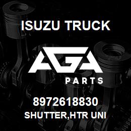 8972618830 Isuzu Truck SHUTTER,HTR UNI | AGA Parts