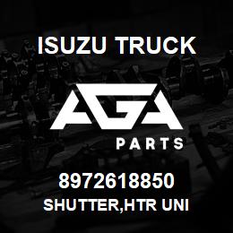 8972618850 Isuzu Truck SHUTTER,HTR UNI | AGA Parts