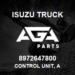 8972647800 Isuzu Truck CONTROL UNIT, A | AGA Parts