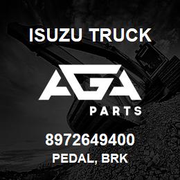 8972649400 Isuzu Truck PEDAL, BRK | AGA Parts