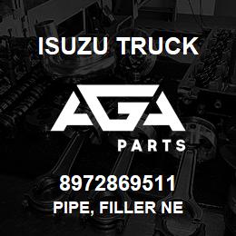 8972869511 Isuzu Truck PIPE, FILLER NE | AGA Parts