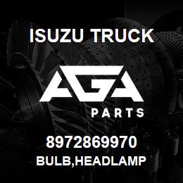 8972869970 Isuzu Truck BULB,HEADLAMP | AGA Parts