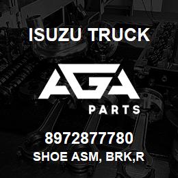 8972877780 Isuzu Truck SHOE ASM, BRK,R | AGA Parts