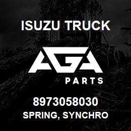 8973058030 Isuzu Truck SPRING, SYNCHRO | AGA Parts