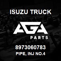 8973060783 Isuzu Truck PIPE, INJ NO.4 | AGA Parts