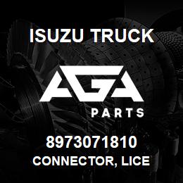 8973071810 Isuzu Truck CONNECTOR, LICE | AGA Parts