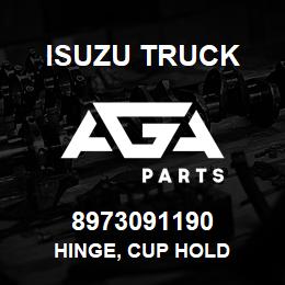 8973091190 Isuzu Truck HINGE, CUP HOLD | AGA Parts