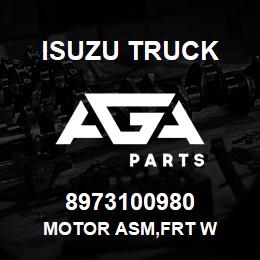 8973100980 Isuzu Truck MOTOR ASM,FRT W | AGA Parts