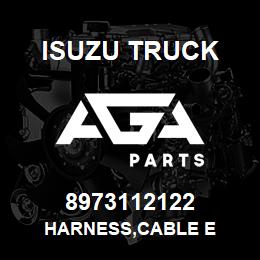 8973112122 Isuzu Truck HARNESS,CABLE E | AGA Parts