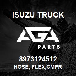 8973124512 Isuzu Truck HOSE, FLEX,CMPR | AGA Parts