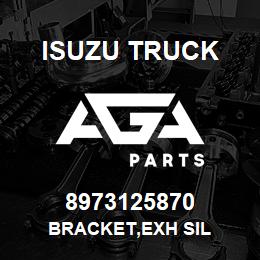 8973125870 Isuzu Truck BRACKET,EXH SIL | AGA Parts