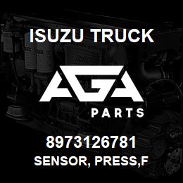 8973126781 Isuzu Truck SENSOR, PRESS,F | AGA Parts