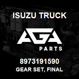 8973191590 Isuzu Truck GEAR SET, FINAL | AGA Parts