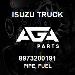 8973200191 Isuzu Truck PIPE, FUEL | AGA Parts