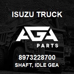 8973228700 Isuzu Truck SHAFT, IDLE GEA | AGA Parts