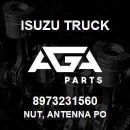 8973231560 Isuzu Truck NUT, ANTENNA PO | AGA Parts