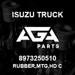 8973250510 Isuzu Truck RUBBER,MTG,HD C | AGA Parts