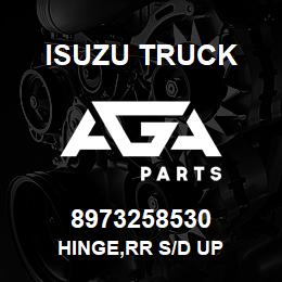 8973258530 Isuzu Truck HINGE,RR S/D UP | AGA Parts