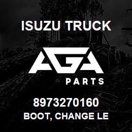 8973270160 Isuzu Truck BOOT, CHANGE LE | AGA Parts