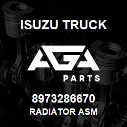 8973286670 Isuzu Truck RADIATOR ASM | AGA Parts