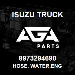 8973294690 Isuzu Truck HOSE, WATER,ENG | AGA Parts