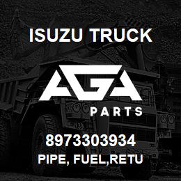 8973303934 Isuzu Truck PIPE, FUEL,RETU | AGA Parts