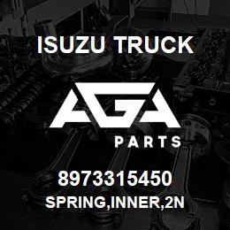 8973315450 Isuzu Truck SPRING,INNER,2N | AGA Parts