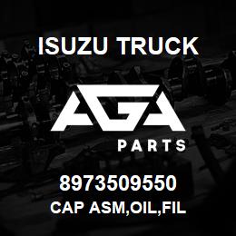 8973509550 Isuzu Truck CAP ASM,OIL,FIL | AGA Parts