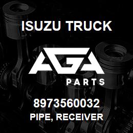 8973560032 Isuzu Truck PIPE, RECEIVER | AGA Parts