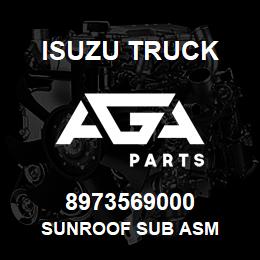 8973569000 Isuzu Truck SUNROOF SUB ASM | AGA Parts