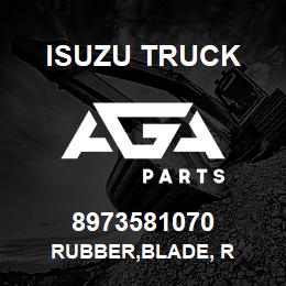 8973581070 Isuzu Truck RUBBER,BLADE, R | AGA Parts