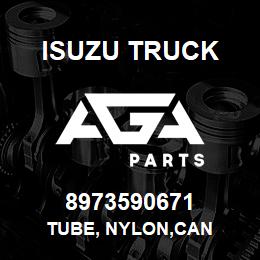 8973590671 Isuzu Truck TUBE, NYLON,CAN | AGA Parts