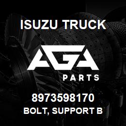 8973598170 Isuzu Truck BOLT, SUPPORT B | AGA Parts